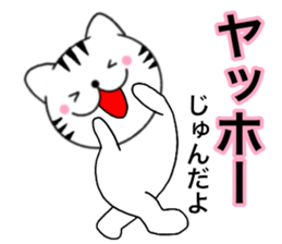 Names cat jyun sticker #14744928