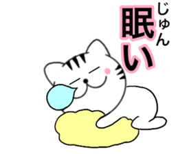 Names cat jyun sticker #14744929