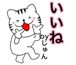 Names cat jyun sticker #14744948