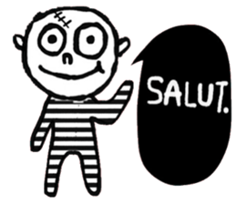 Atom - Salut (French) sticker #14745218