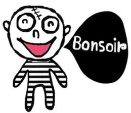 Atom - Salut (French) sticker #14745219