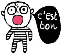 Atom - Salut (French) sticker #14745232