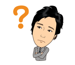 Feeling expression at a company sticker #14746011