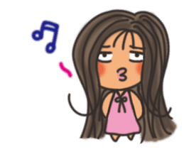 Pan Jiaomei (long hair girl) sticker #14746034