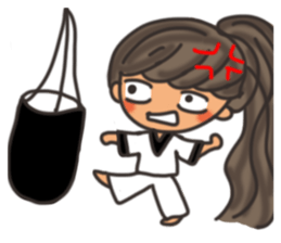 Pan Jiaomei (long hair girl) sticker #14746049