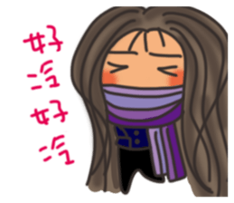 Pan Jiaomei (long hair girl) sticker #14746066