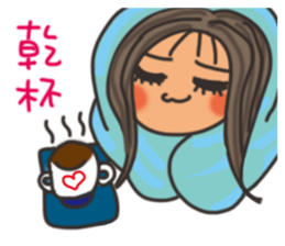 Pan Jiaomei (long hair girl) sticker #14746068