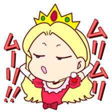 Princess's real heart sticker #14746290