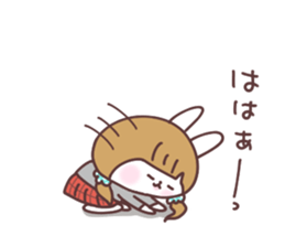 Pigtails girl rabbit 2 sticker #14746568