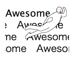 A strange movement person in EN sticker #14747207