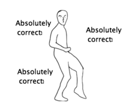 A strange movement person in EN sticker #14747208