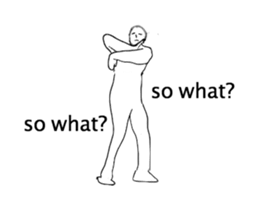 A strange movement person in EN sticker #14747219