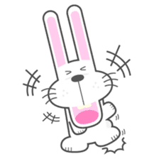 BUNNY The Little Cute White Rabbit sticker #14747640