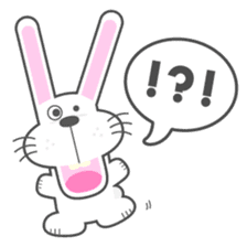 BUNNY The Little Cute White Rabbit sticker #14747645