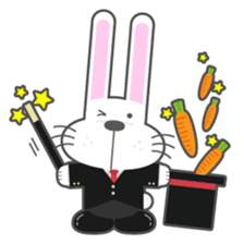 BUNNY The Little Cute White Rabbit sticker #14747648
