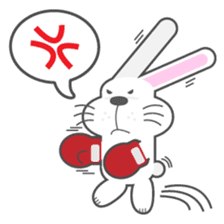 BUNNY The Little Cute White Rabbit sticker #14747649
