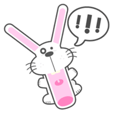 BUNNY The Little Cute White Rabbit sticker #14747653