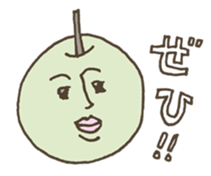 Monologue of pears sticker #14747894