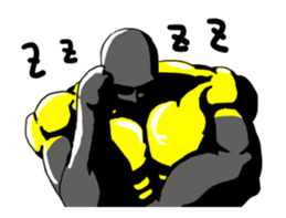 Animation of the muscle reaction sticker #14748991