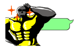 Animation of the muscle reaction sticker #14748995