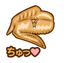 Chicken wings Speak sticker #14749958