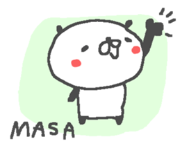Masa cute panda stickers! sticker #14751092