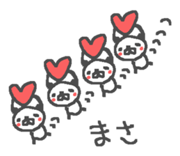 Masa cute panda stickers! sticker #14751094