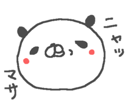 Masa cute panda stickers! sticker #14751112