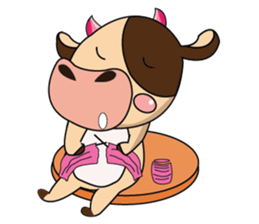 Love of an Funny Dairy Cow sticker #14751279