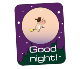 Love of an Funny Dairy Cow sticker #14751285