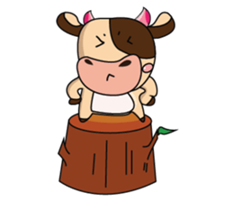 Love of an Funny Dairy Cow sticker #14751289