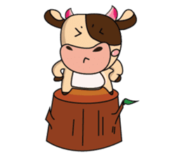 Love of an Funny Dairy Cow sticker #14751289