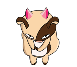 Love of an Funny Dairy Cow sticker #14751301