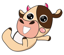 Love of an Funny Dairy Cow sticker #14751303