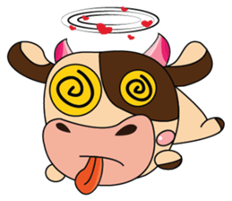 Love of an Funny Dairy Cow sticker #14751304