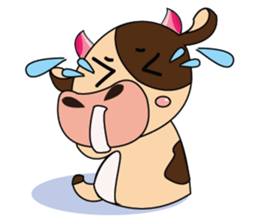 Love of an Funny Dairy Cow sticker #14751313