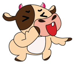 Love of an Funny Dairy Cow sticker #14751317