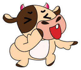Love of an Funny Dairy Cow sticker #14751317