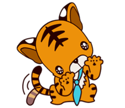 Small Tiger baby 2 sticker #14751576