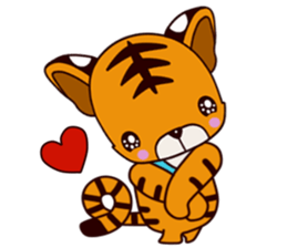 Small Tiger baby 2 sticker #14751578