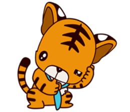 Small Tiger baby 2 sticker #14751579