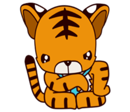 Small Tiger baby 2 sticker #14751582