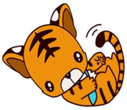 Small Tiger baby 2 sticker #14751583