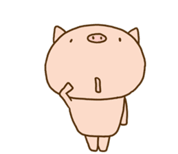 Fang pig (Simple piglet ) sticker #14751620