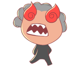 Grandmother in Action sticker #14751717