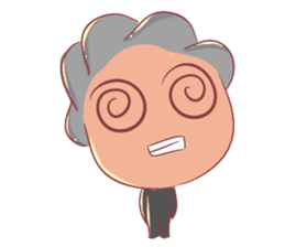 Grandmother in Action sticker #14751726