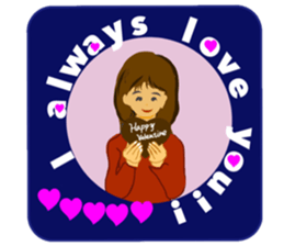 Valentine's Day and Whiteday sticker #14752620