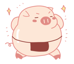 My Cute Lovely Pig in Confusion sticker #14753166