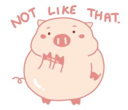 My Cute Lovely Pig in Confusion sticker #14753167