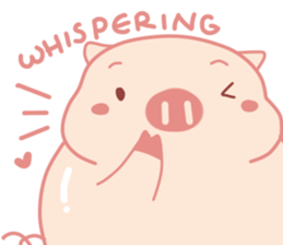 My Cute Lovely Pig in Confusion sticker #14753169